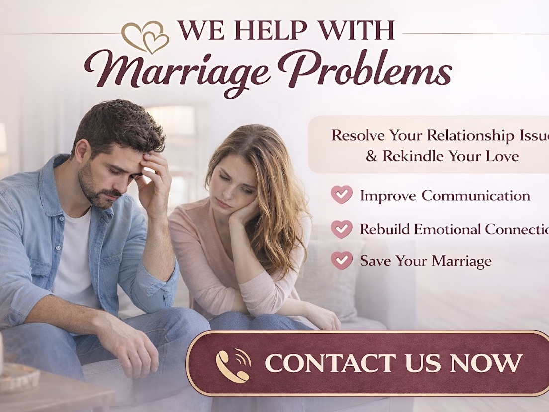 We Help With Marriage Problems